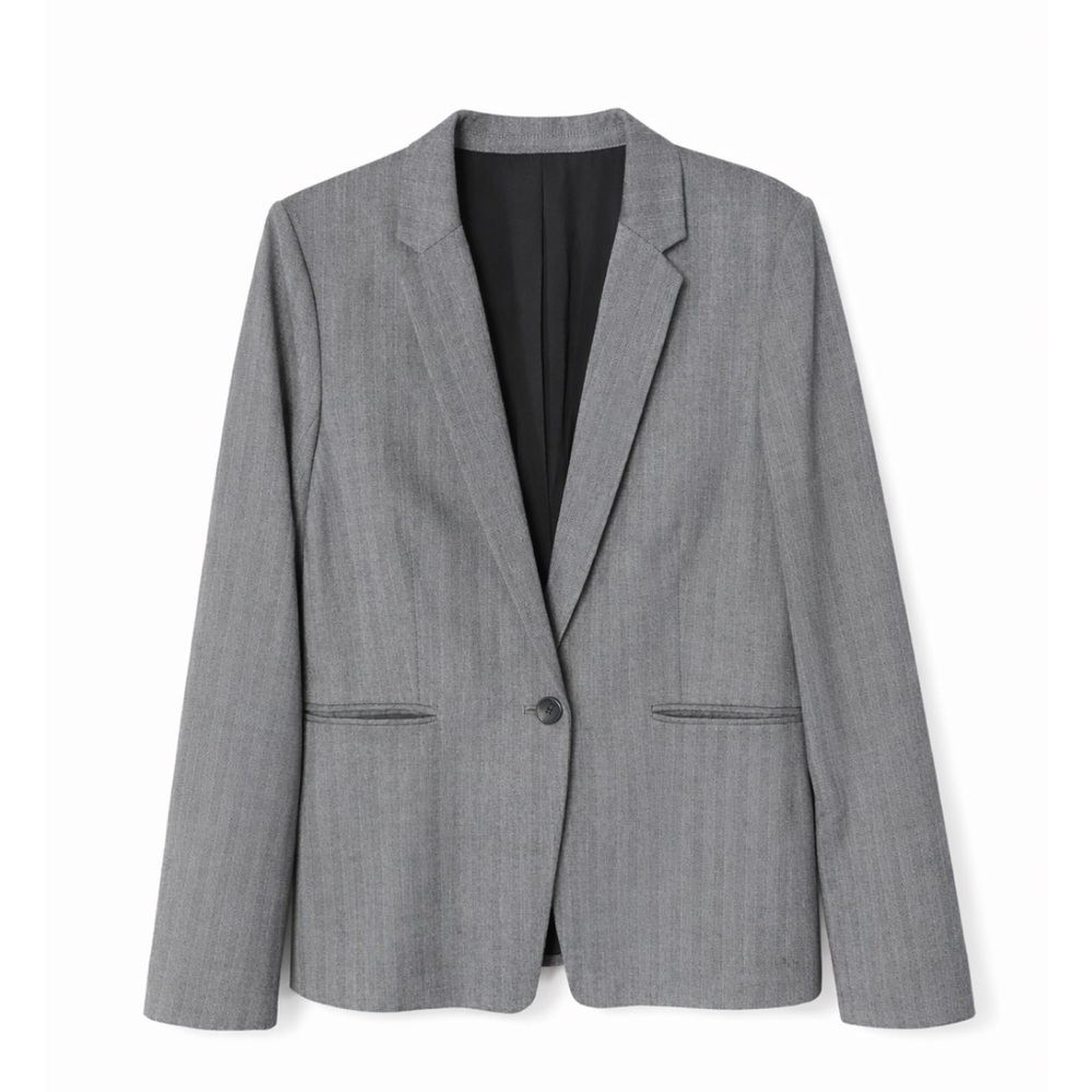 ANTONIO MELANI Charcoal Gray Blazer Jacket